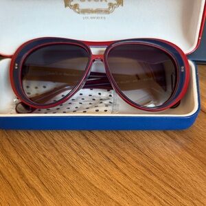 Clare V Red Sunglasses brand new never worn